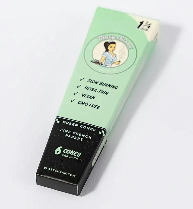 Green | 1 1/4 Cones | 6 pack at The Haven Center Premium Cannabis Weed Dispensary on Cape Cod