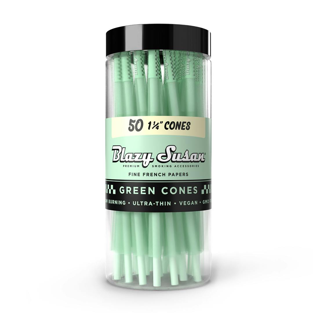 Green | 1 1/4 Cones | 50 pack