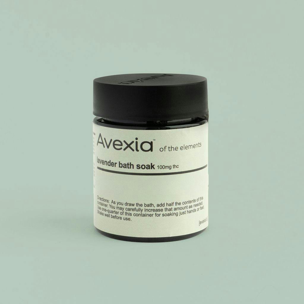 Avexia Lavender Bath Soak 100mg at MÜV Cannabis Dispensary