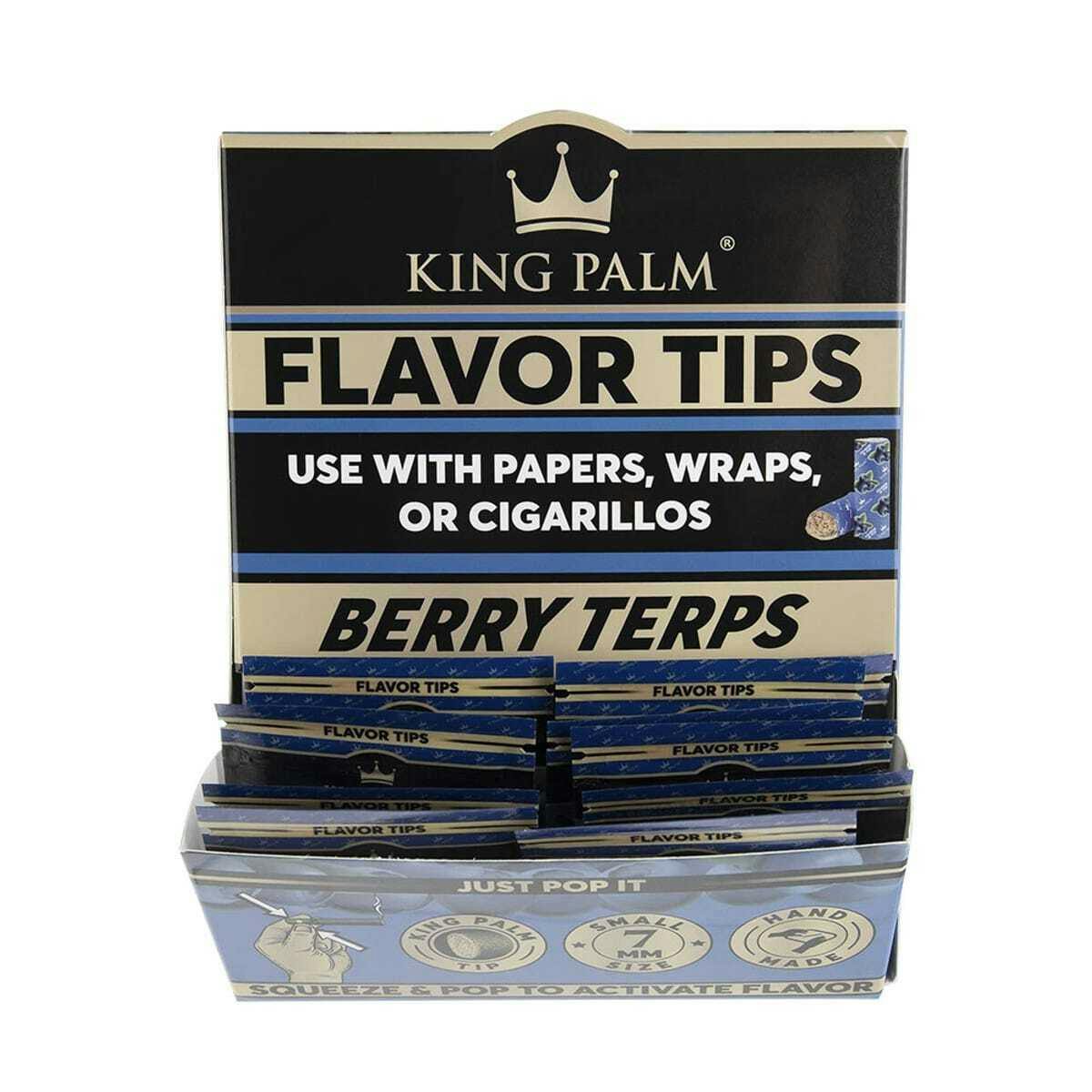 Flavoured Terpenes Filters by King Palm - Berry Terps