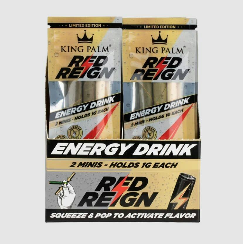 KING PALM MINI PRE-ROLL - RED REIGN - 2 PER PACK