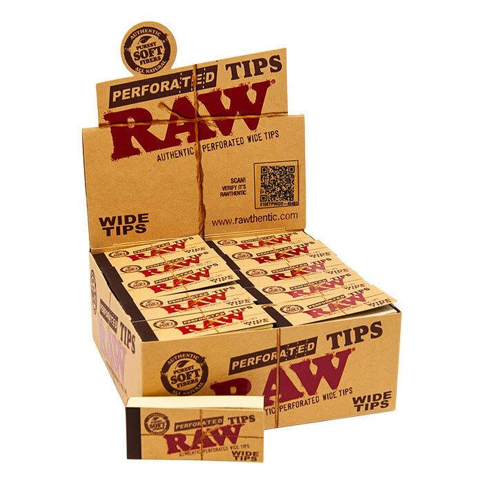 Raw Perforated Wide Tips