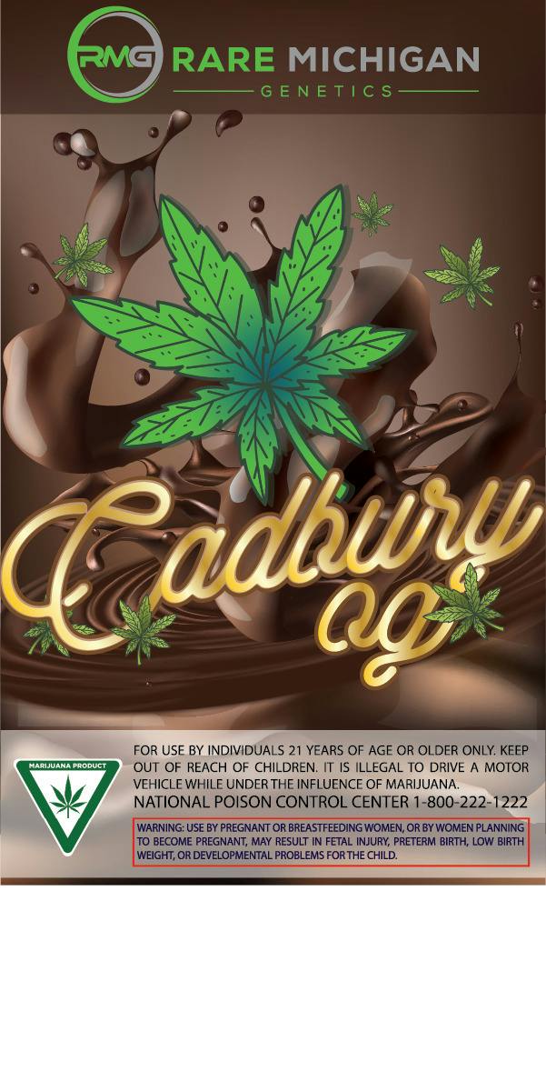 Rare MI Genetics | Cadbury OG | Bubble Hash Infused Pre-Roll