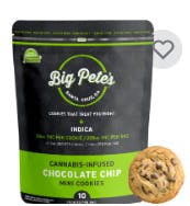 Big Pete's Treats | Indica Chocolate Chip Cookies | Edible | 10pk