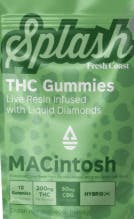 Splash | Green Apple MACintosh 4:1 | Gummies | 200mg THC | 50mg CBG