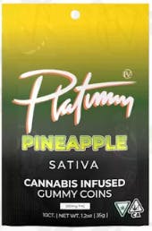 Platinum | Pineapple | Gummies | 10 pk