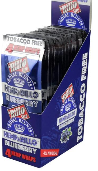 Royal Blunts Hemparillo Hemp Wraps | 4pc Blueberry