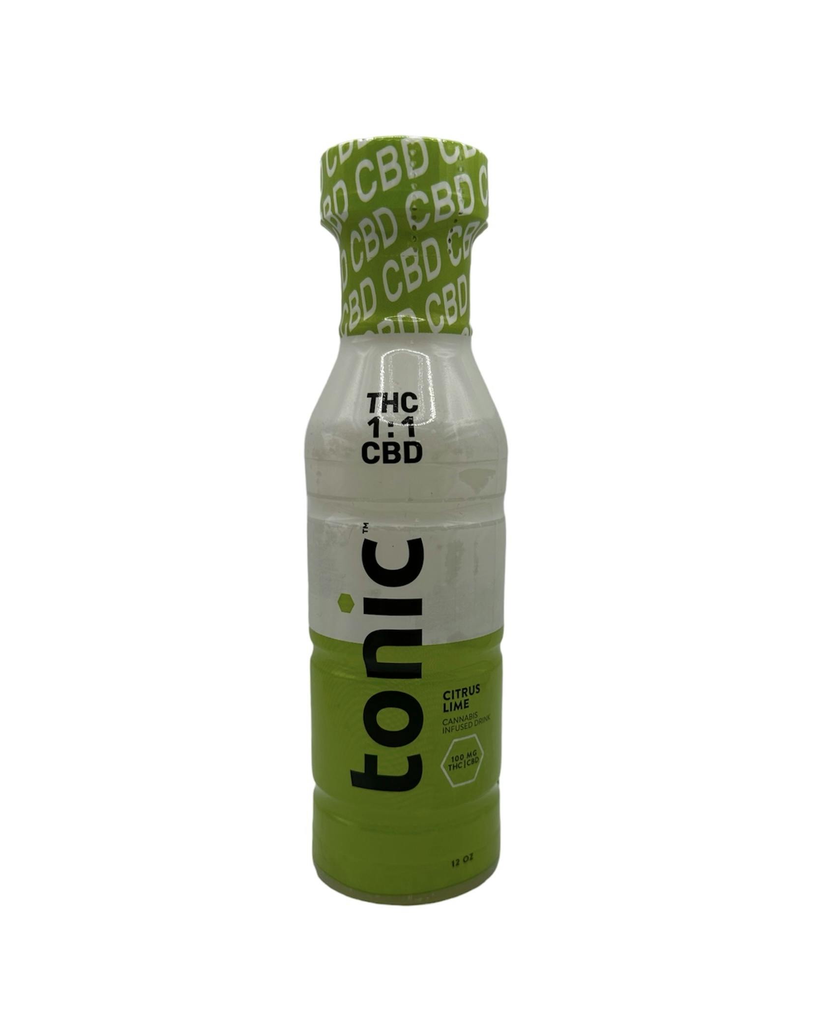 Tonic - 1:1 THC/CBD 100mg Infused Beverage - Citrus Lime
