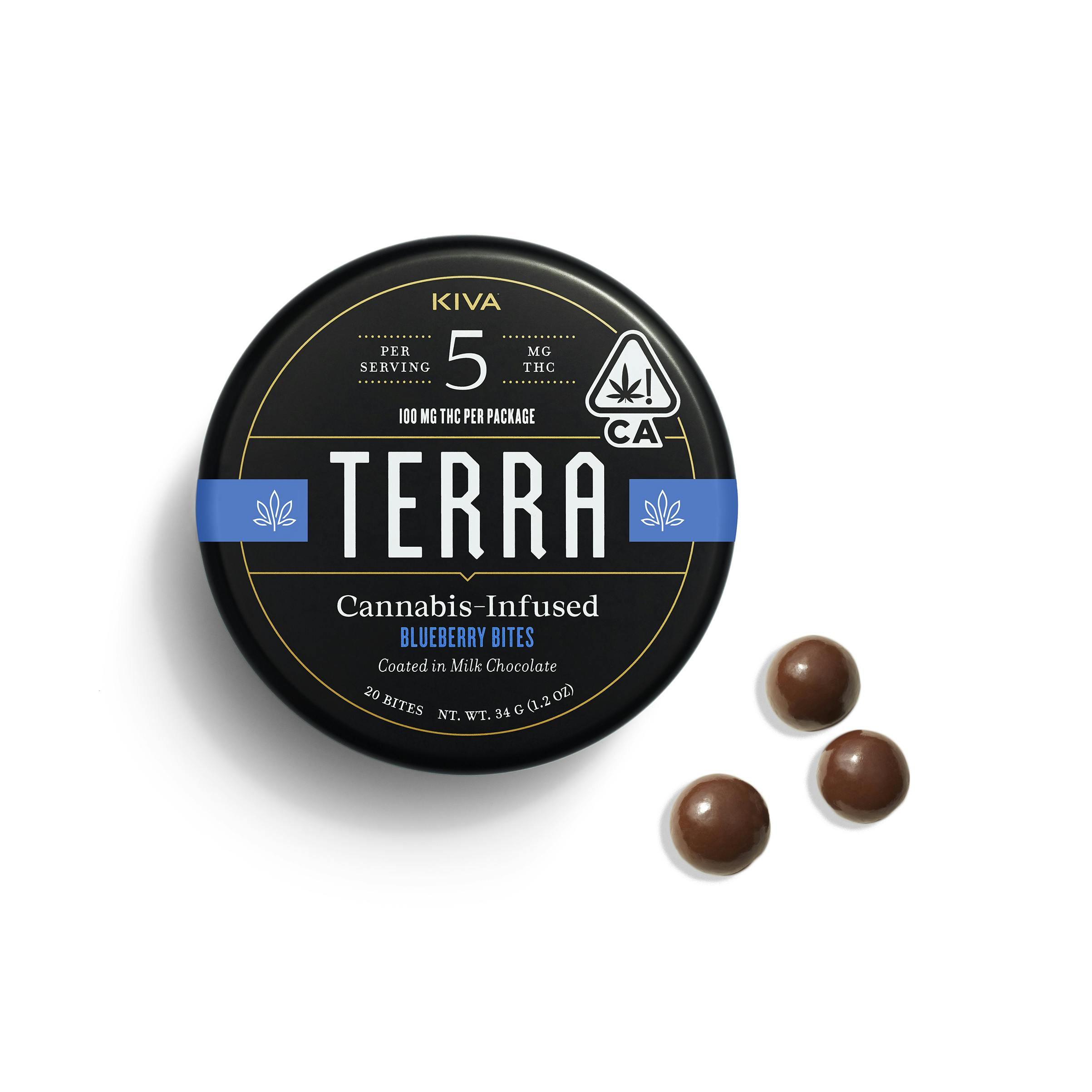 KIVA TERRA BITES — Blueberry