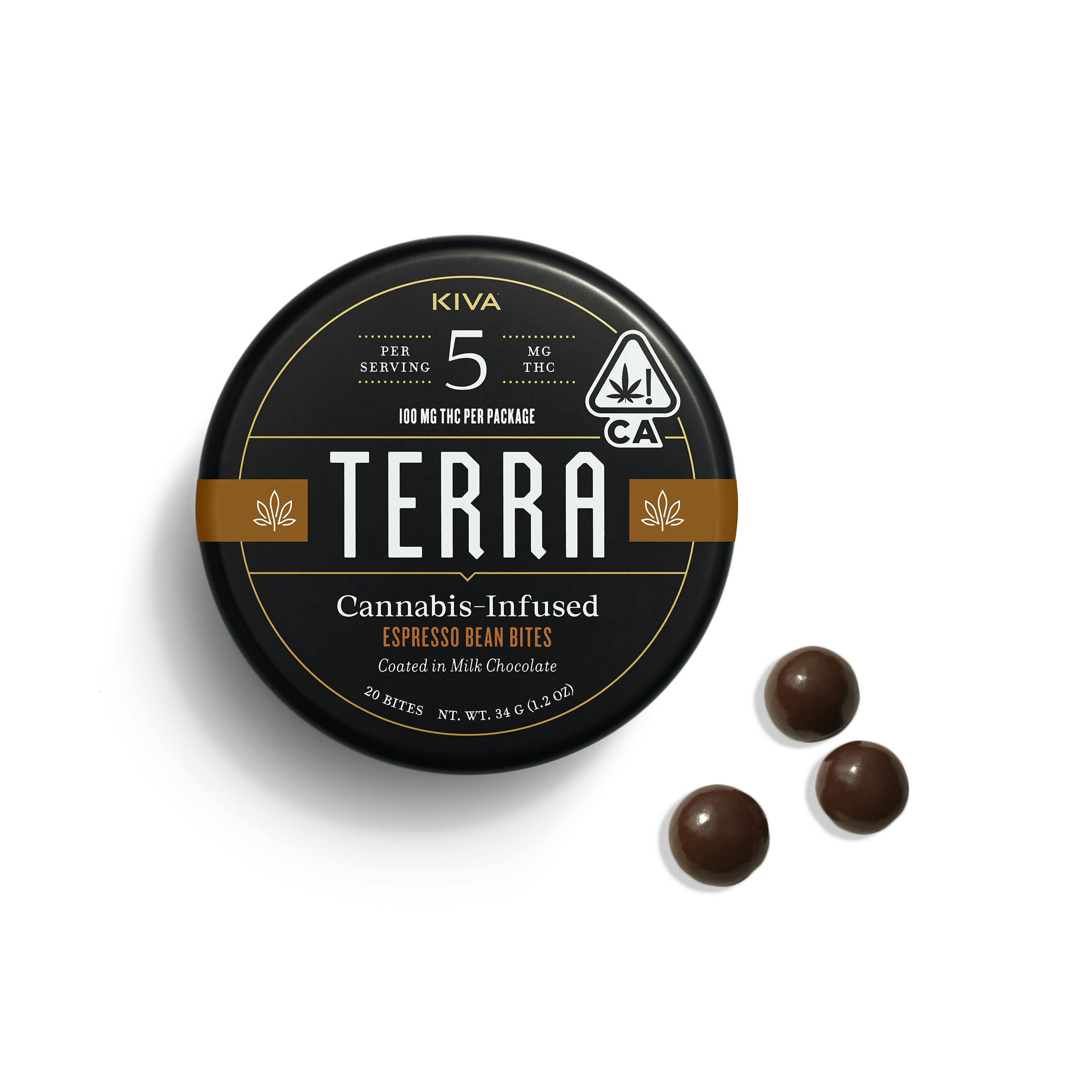 KIVA TERRA BITES — Espresso Bean