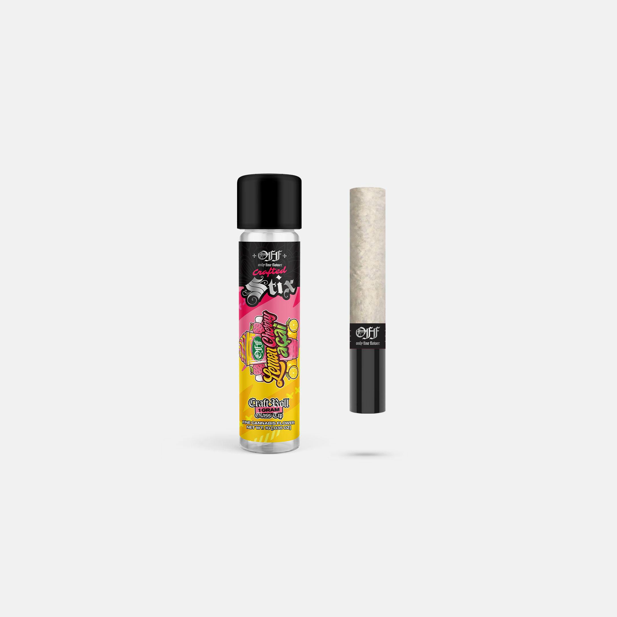 OFF - Lemon Cherry Acai Craft Stix Hand Roll 1g