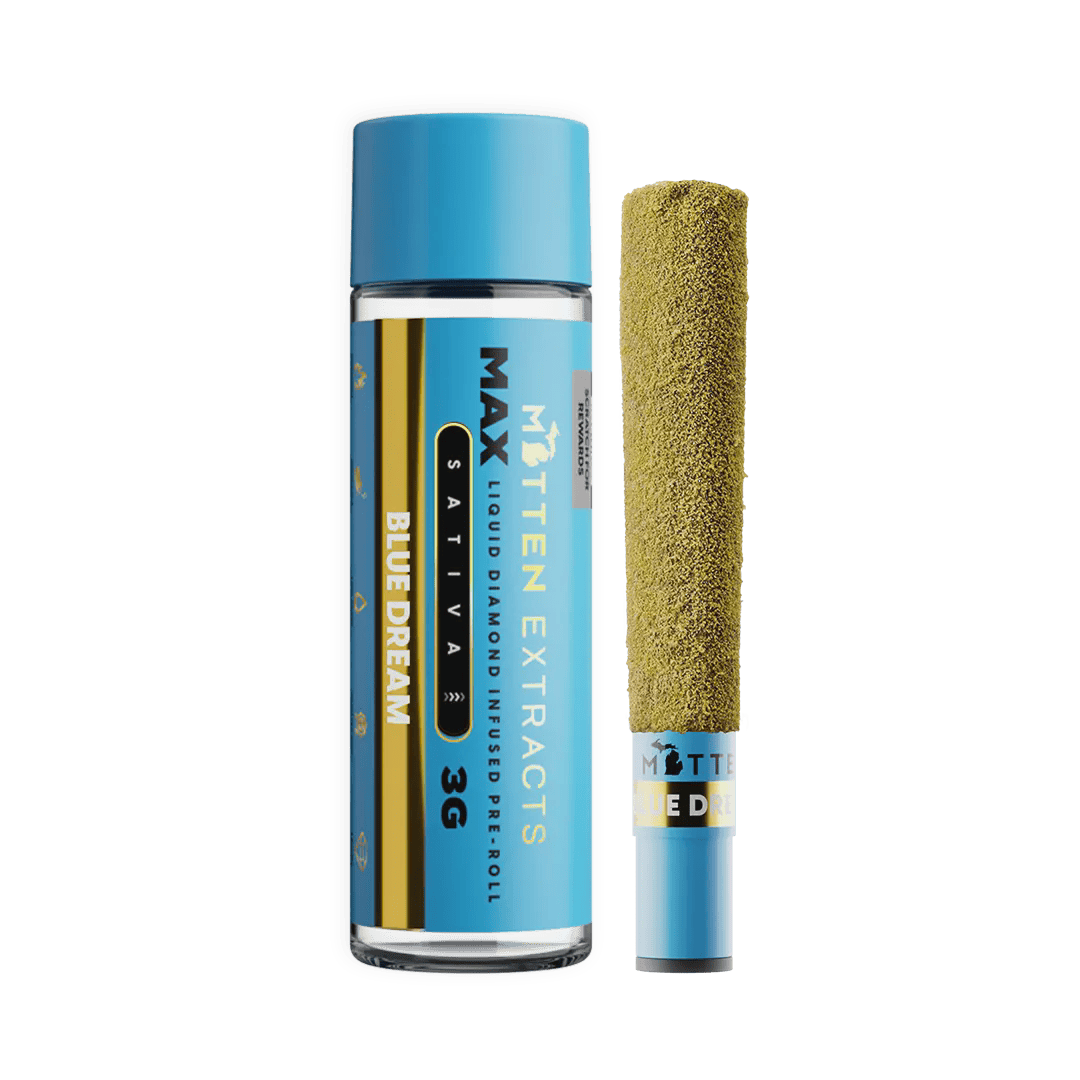 Mitten Extracts - Blue Dream MAX Liquid Diamond Infused Pre-Roll 3g