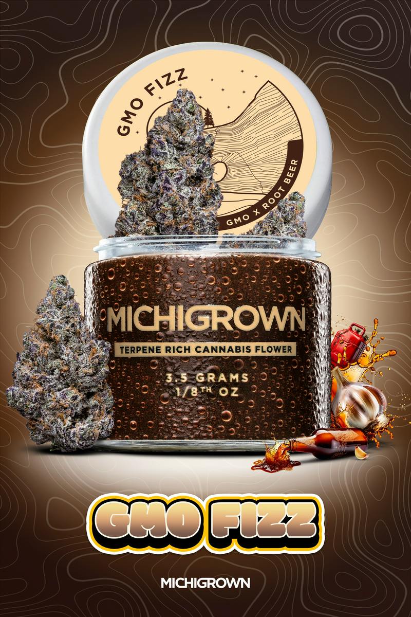 Michigrown - GMO Fizz 3.5g cannabis product