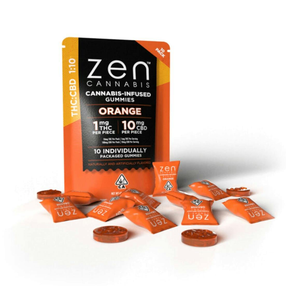 Zen - 1:10 Orange Gummies