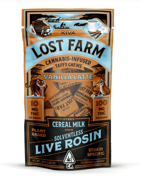 Vanilla Latte 'Cereal Milk' Live Rosin Chews | 100mg | 10ct | 10mg/ea