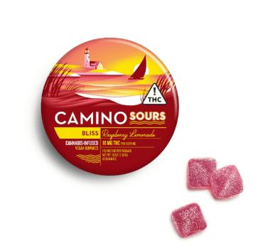 Kiva Confections - Camino Sour Raspberry Lemonade Gummies