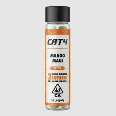 CAT4 - CAT4- Maui Mango Infused Preroll- 1g - CAT4- Maui Mango preroll 1g