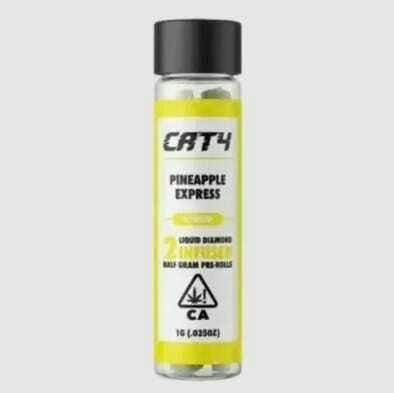 CAT4 - CAT4- Pineapple Express Infused Preroll- 1g - CAT4- Pineapple Express preroll