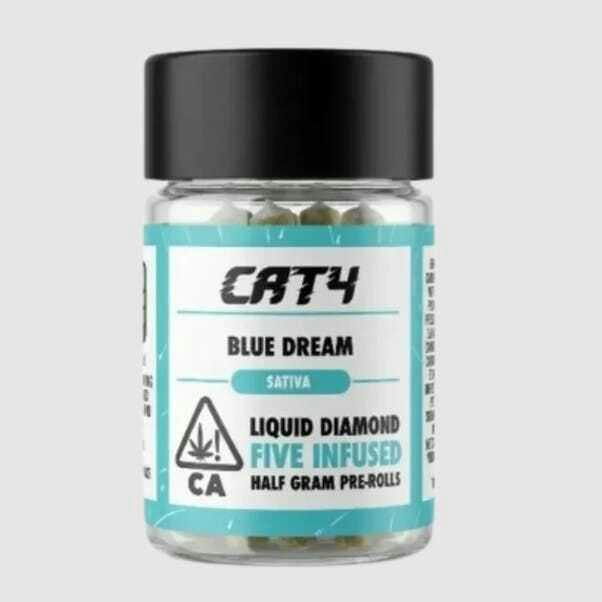 CAT4 - CAT4- Blue Dream Infused Preroll- 2.5g - CAT4 Blue Dream 5pk