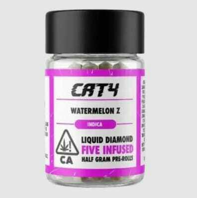 CAT4 - CAT4- Watermelon Z Infused Preroll- 2.5g - CAT4- Watermelon Z Preroll Pk