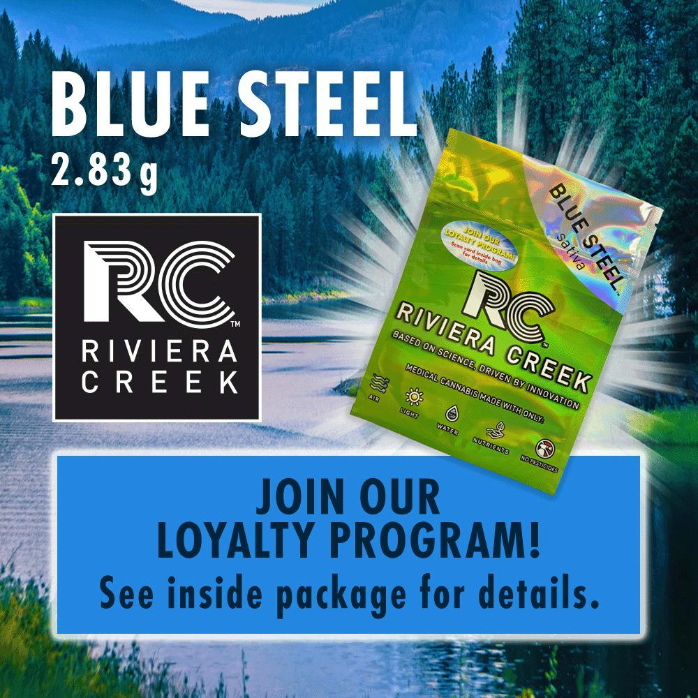 RIVIERA CREEK - BLUE STEEL - [2.83G] - SATIVA