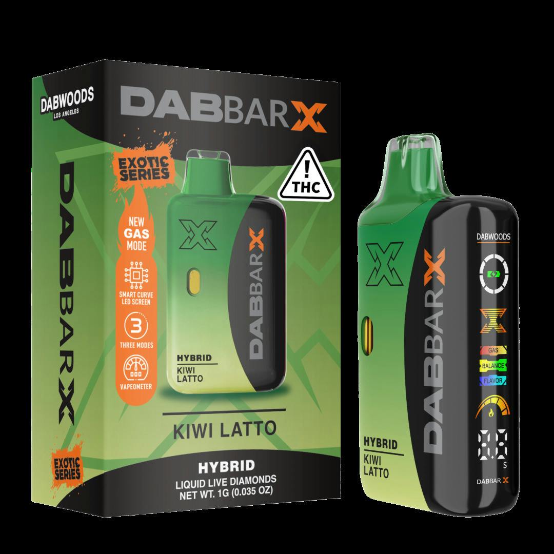Dab Bar X - Kiwi Latto Liquid Live Diamonds Disposable (0.8g)