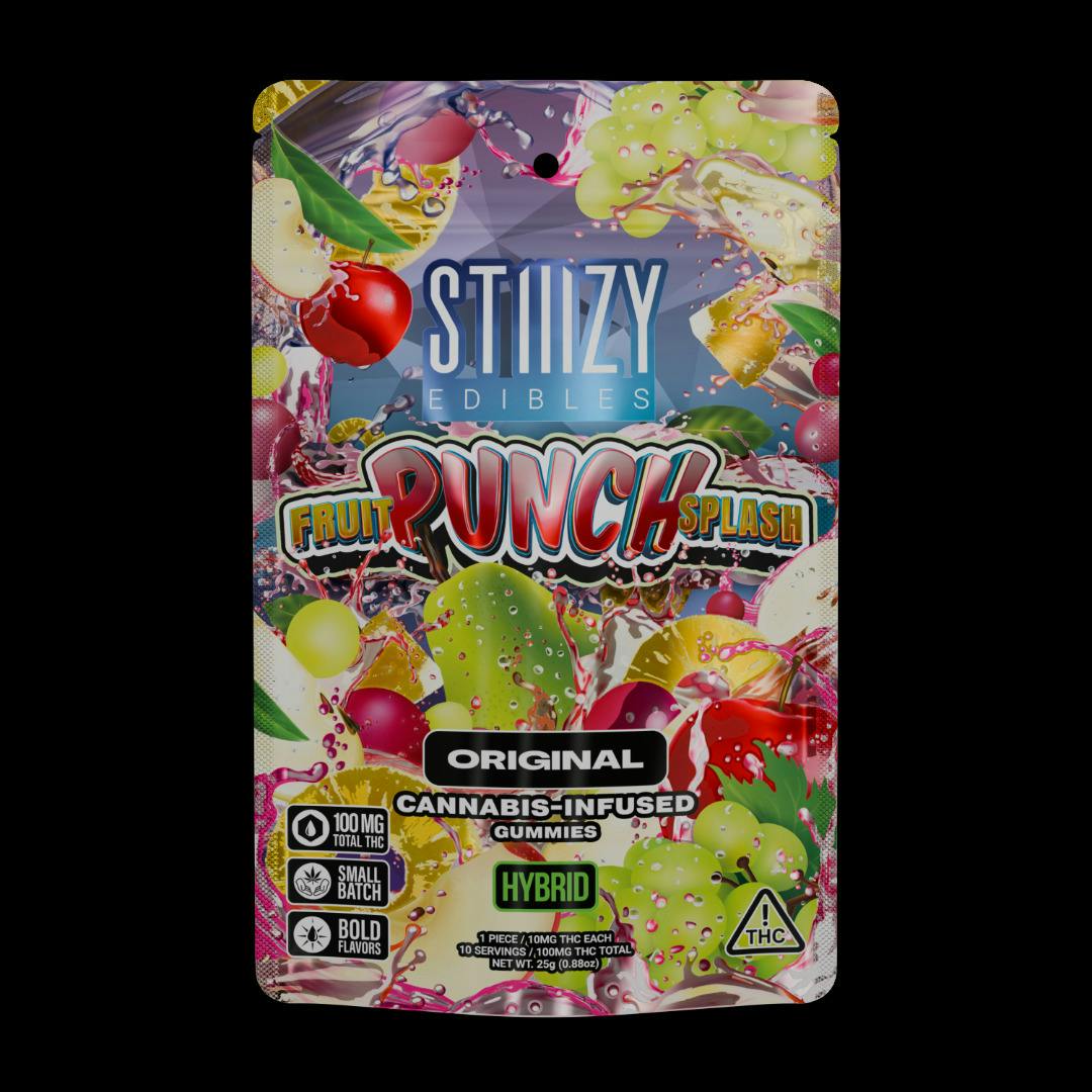Stiiizy - Fruit Punch Splash Gummy (100mg)