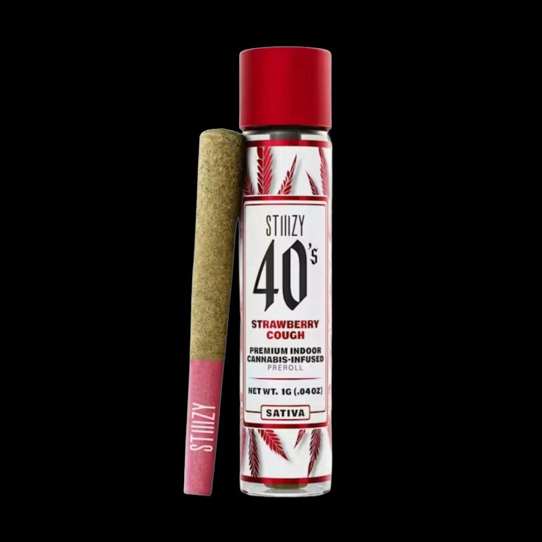Stiiizy - Strawberry Cough 40s Infused Pre-Roll (1g)