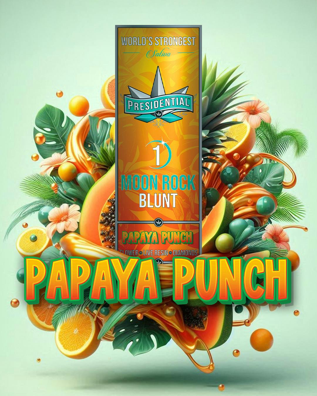 Presidential - Papaya Punch Moon Rock Blunt (1.5g)