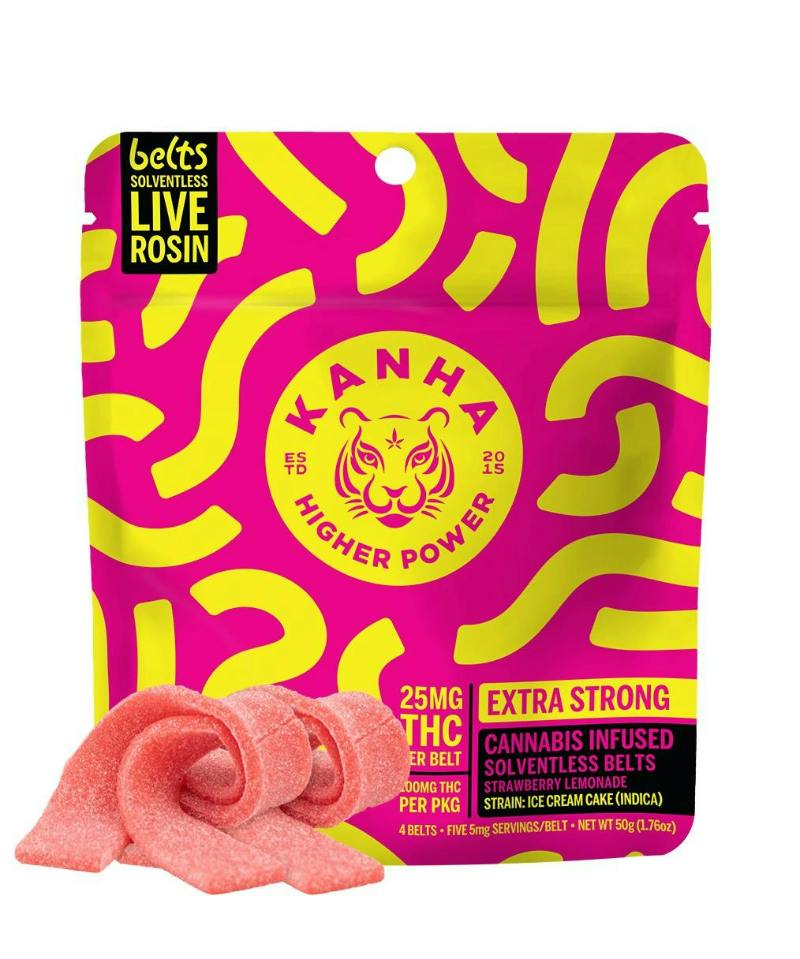 Kanha NANO - Strawberry Lemonade (I) Solventless Rosin Belts 100mg