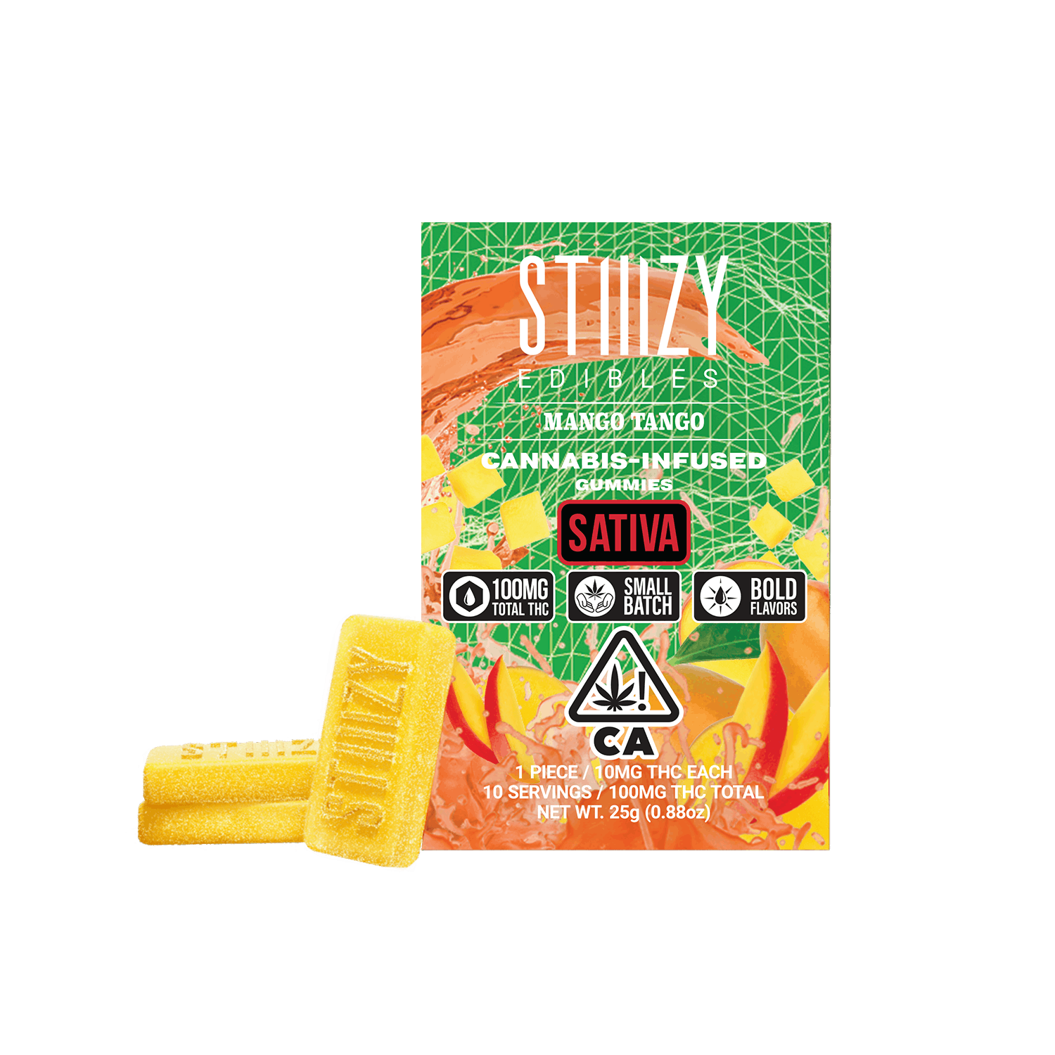 STIIIZY Mango Tango: Stiiizy Mango Tango (S) Gummies 100mg