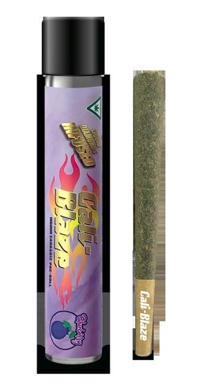 Cali Blaze Infused Pre-Roll Blueberry x Pink Marshmallow