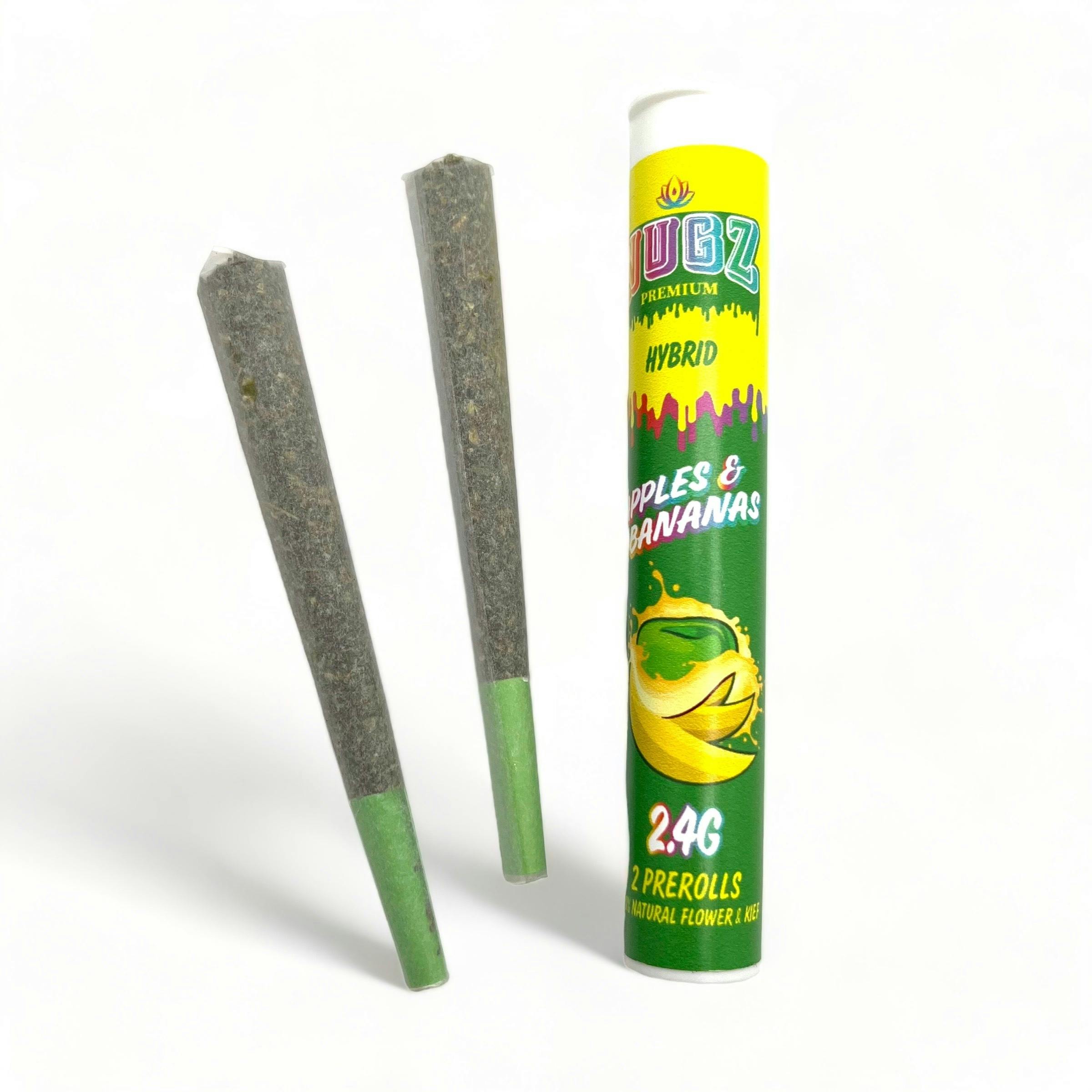 Apples & Bananas | Infused Joints | 1.2g each | 2pk by NUGZ