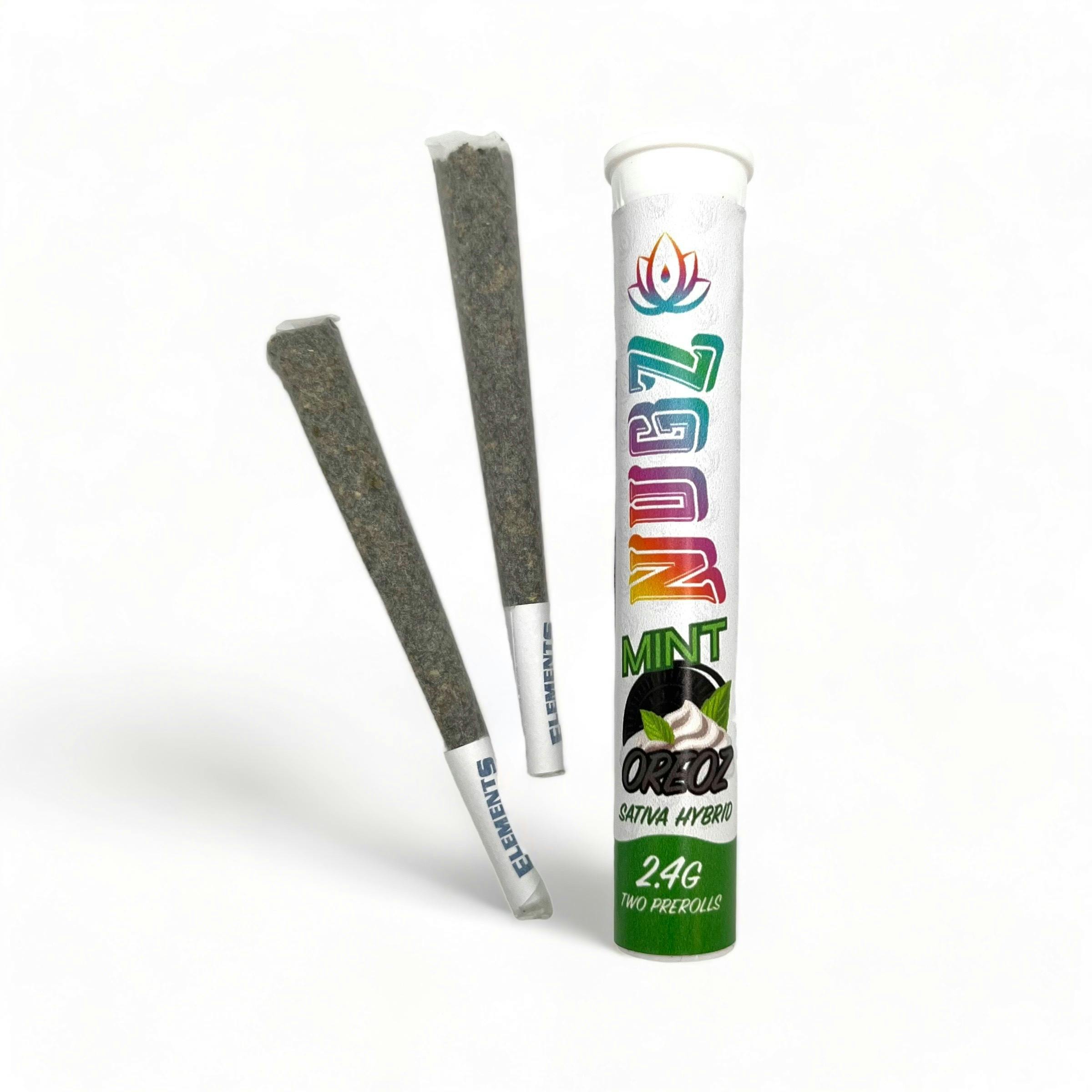 Mint Oreoz | Infused Joints | 1.2g each | 2pk by NUGZ