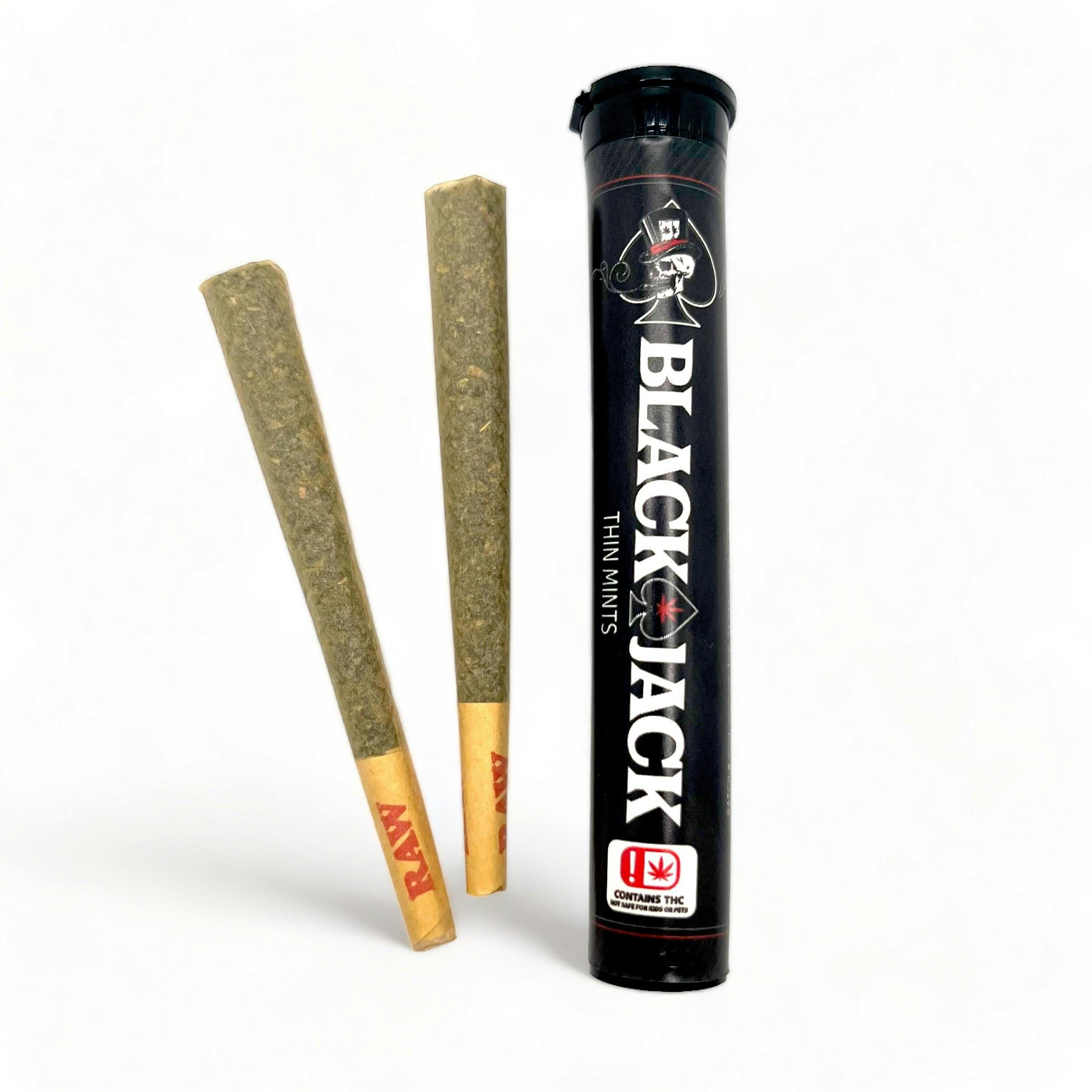 Thin Mints - Two 1.2G Pre Rolls - Black Label Labs - Hybrid