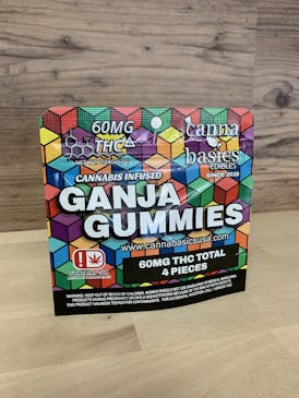 Ganja Gummies 60MG - Cannabasics