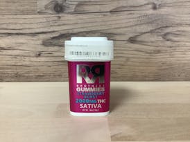 Strawberry 2000MG Gummie - RR - THC:L-Theanine - Sativa