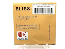 1906 Bliss Pouch 10MGTHC:10MG CBD for Happiness - Stash House