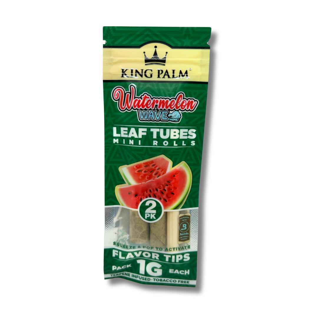 King palm 2 pk/ minis watermelon leaf tubes at Greencraft Medical Cannabis Dispensary (Tulsa)