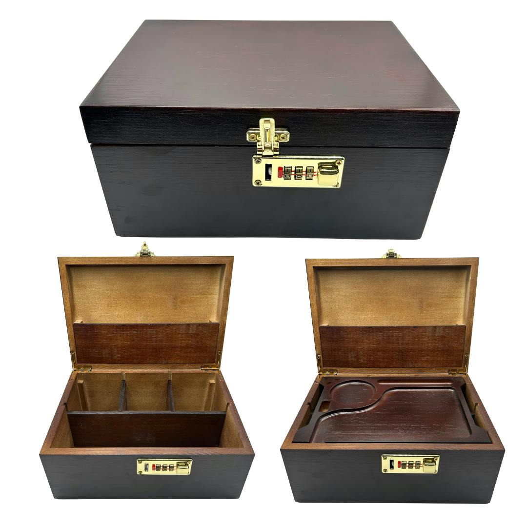 WOODEN STASH BOX