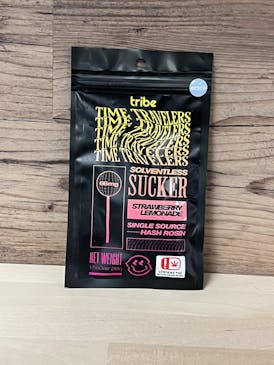 Strawberry Lemonade - Time Traveler Sucker Hash Rosin - Tribe - Indica