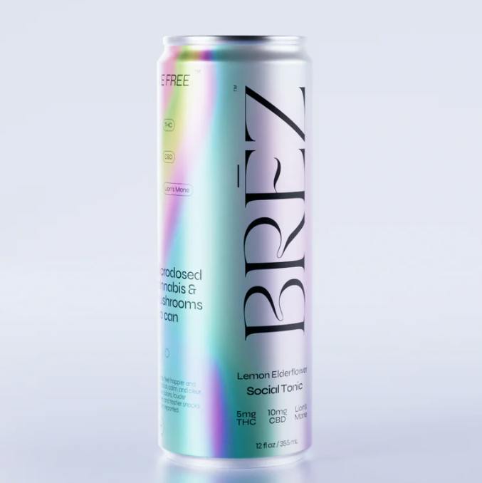 Brez Drink - 12oz Lemon Elderbery - Low Dose