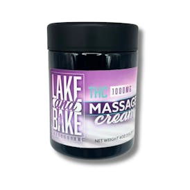 Lake and Bake - Massage Cream 1000mg THC