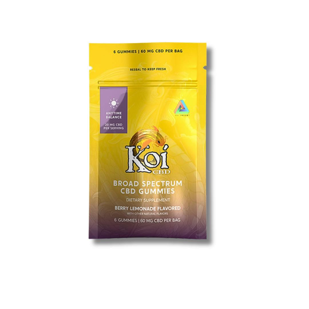 KOI - CBD gummies - Anytime - 60mg (non THC)