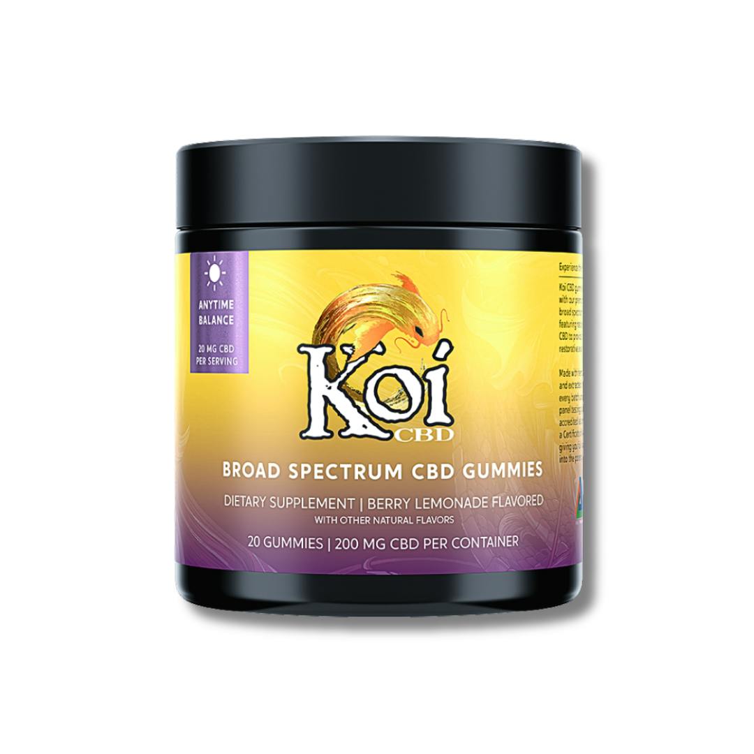 KOI - CBD Gummies - Anytime - 600mg (non THC)