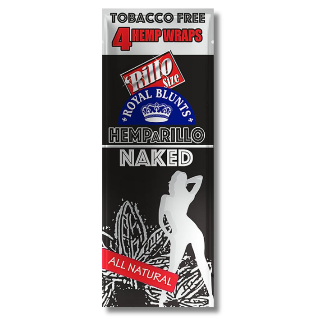 HEMPARILLO - ROYAL BLUNTS - NAKED 4 PACK