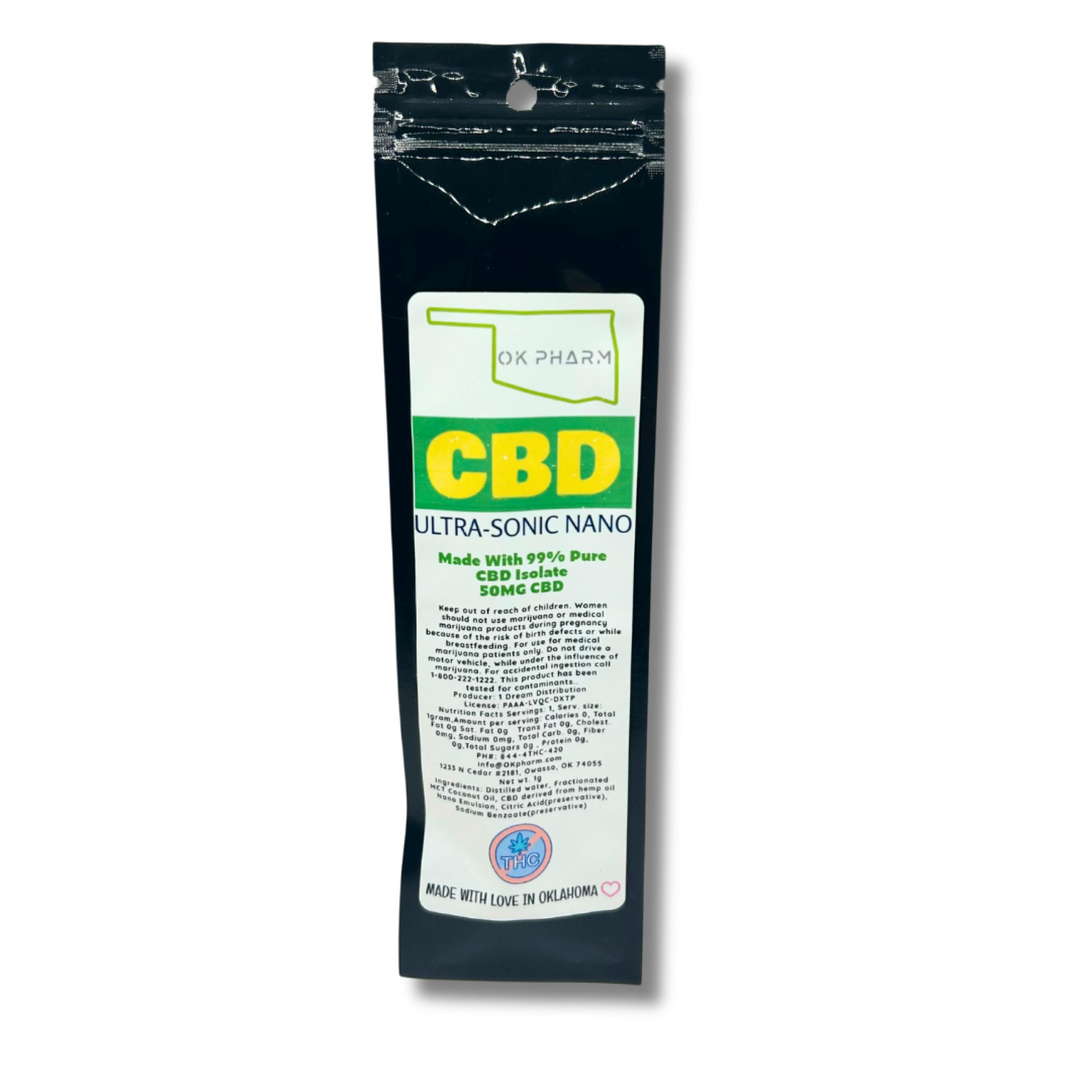 Nano CBD - 1G Syringe - 50mg at Greencraft Medical Cannabis Dispensary (Tulsa)