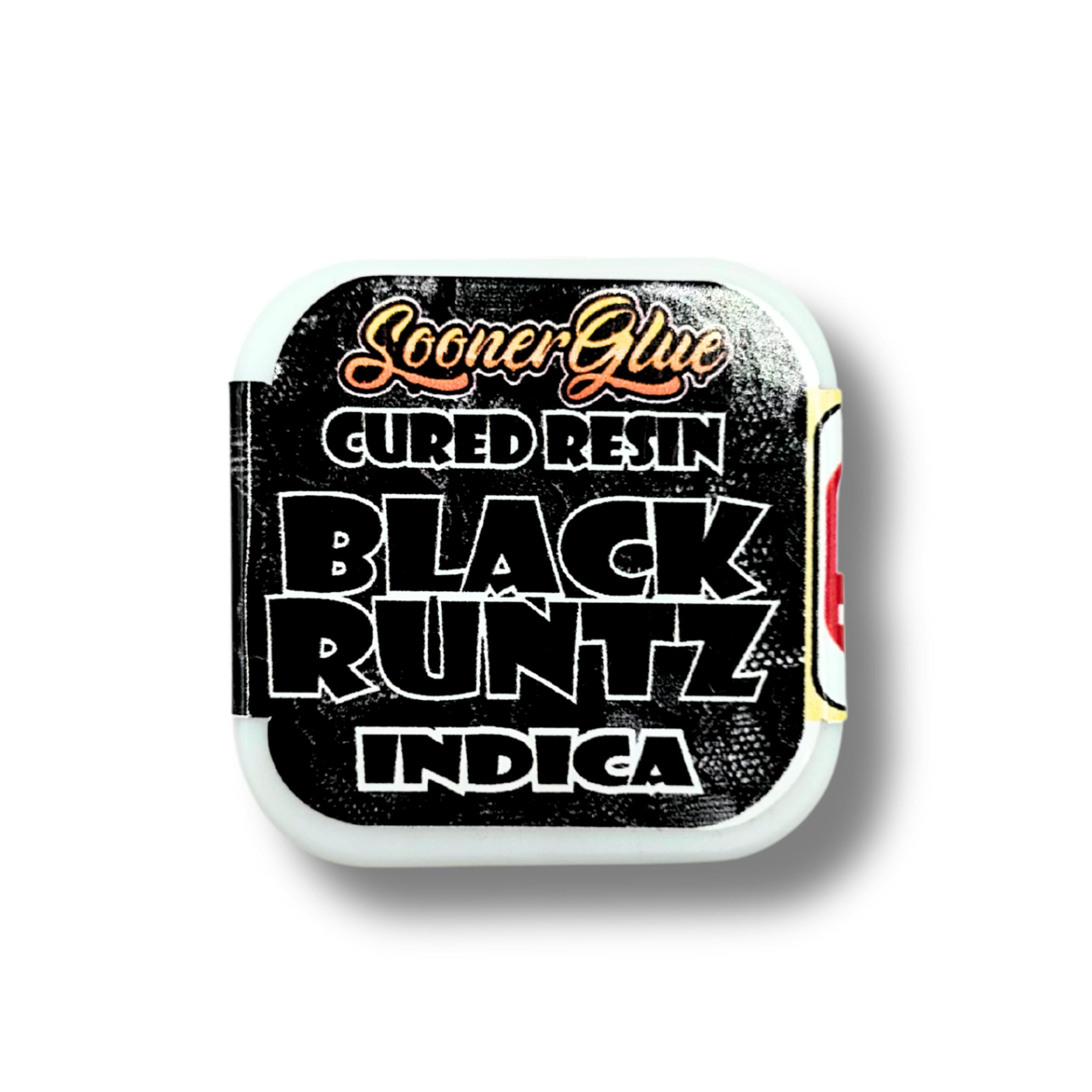 SOONER GLUE - Cured Resin - Black Runtz - 1g