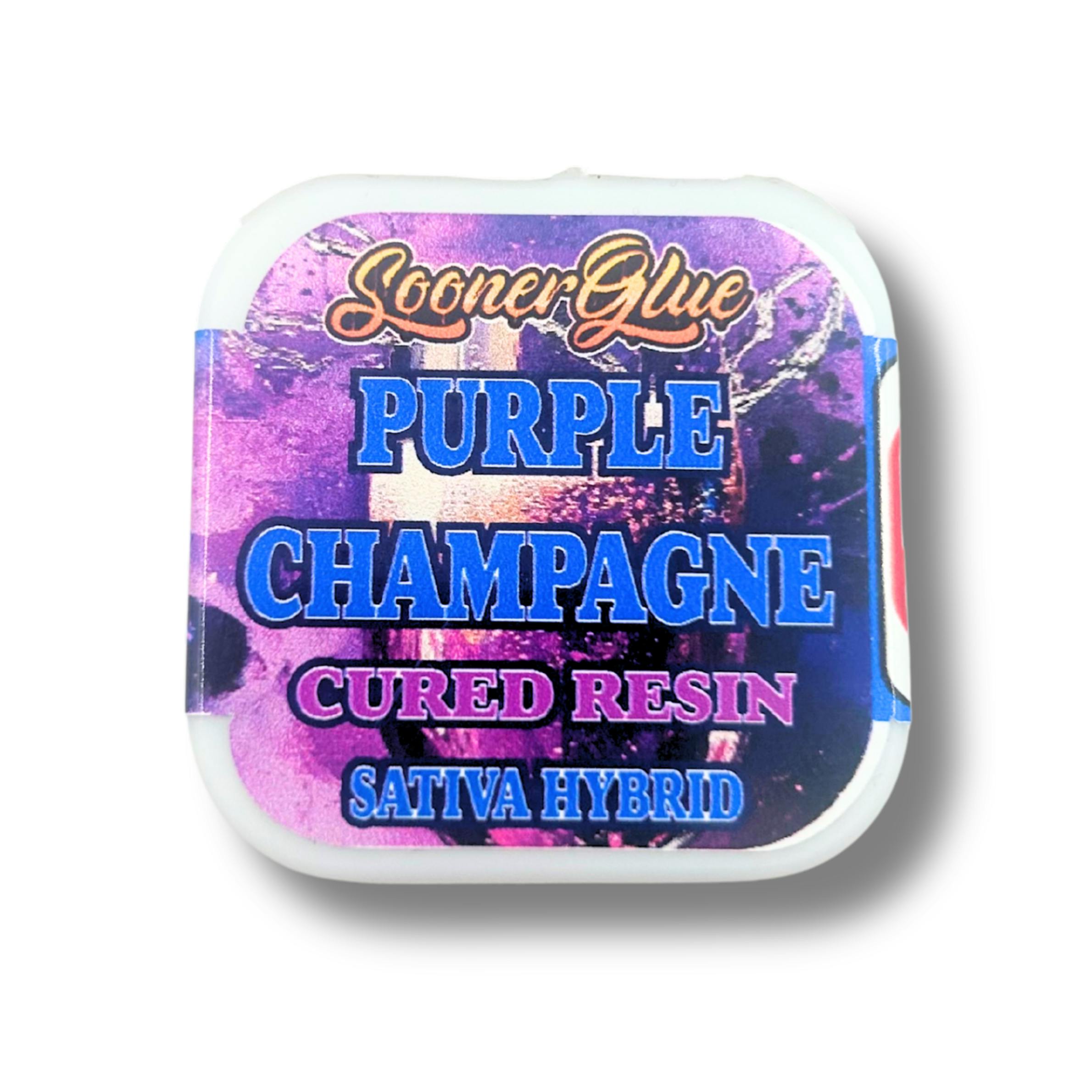 SOONER GLUE - Cured Resin - Purple Champagne | S/H 1G