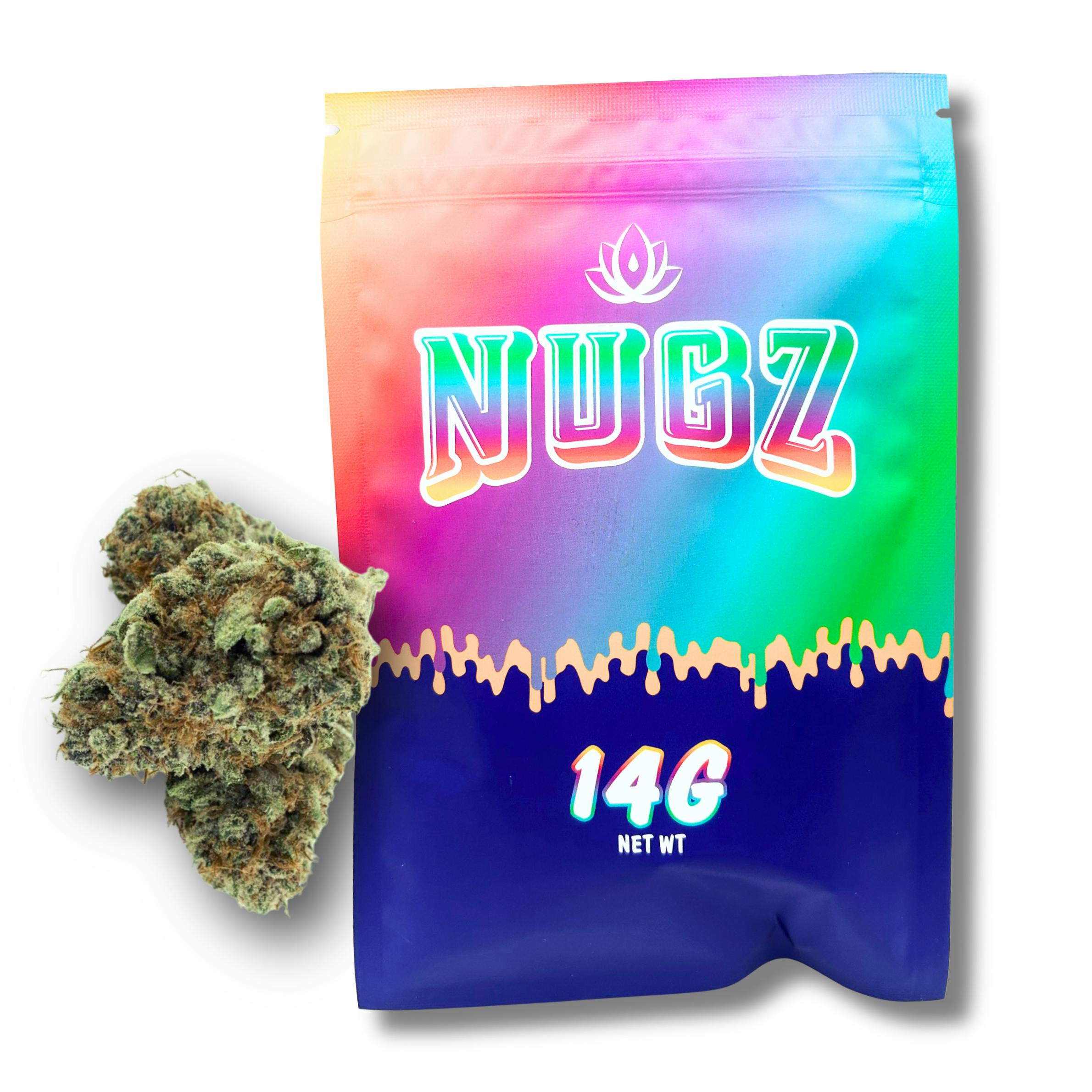 Grass Fire Grow Co 14g - Purple Gelato Big Buds - Indica Hybrid